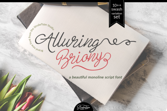 Alluring Briony: The Elegant Script Font for Campaigns