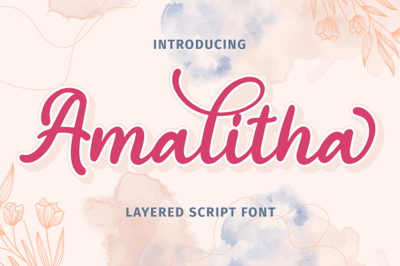 Amalitha: A Luxury Handwritten Font for Editorial Design