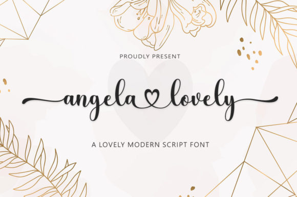 Angela Lovely: A Sweet Handwritten Font for Campaigns