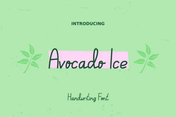 Avocado Ice: A Modern Script Font for Web Design