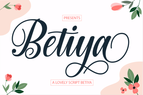 Betiya: A Playful Script Font for Editorial Design