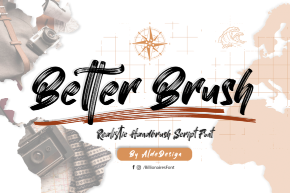 Better Brush: A Bold Handwritten Font for Marketers