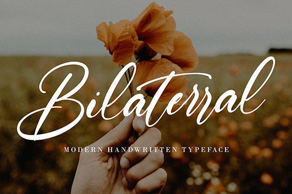 Bilaterral: A Cursive Typeface for Marketers