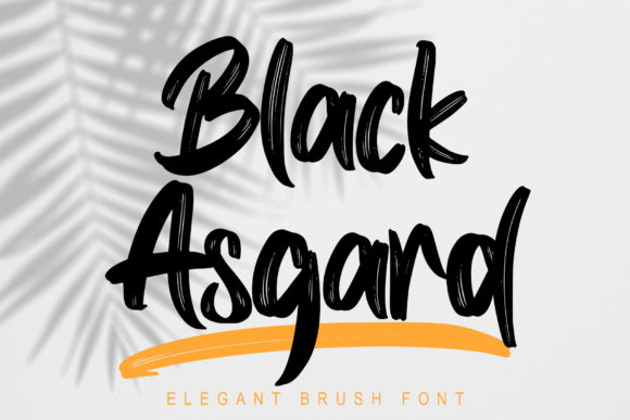 Black Asgard: A Handwritten Font for Authentic Branding