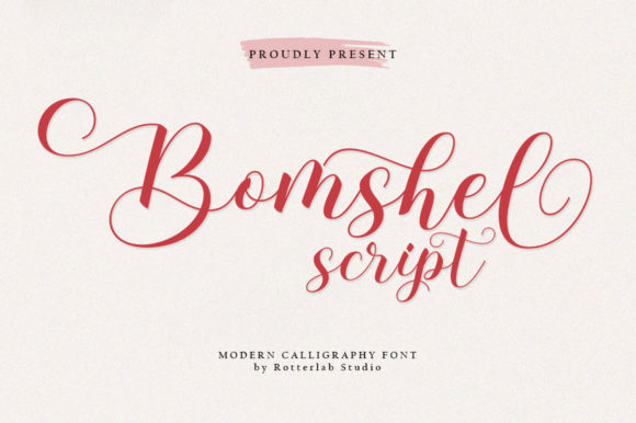 Bomshel: A Romantic Script Typeface for Marketers