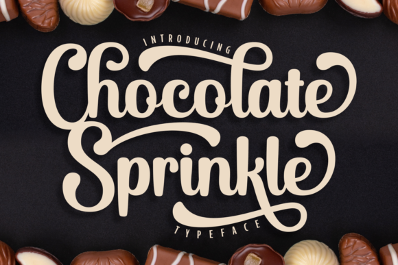 Chocolate Sprinkle: A Bold Script Font for Makers