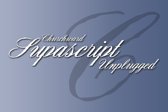 Churchward Supascript: A Premium Script Font for Campaigns