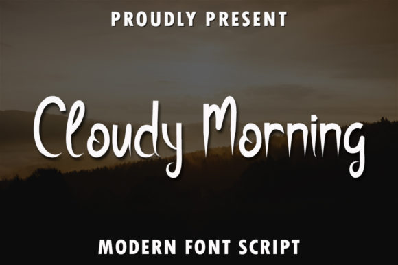 Cloudy Morning: A Balanced Script Font for Branding