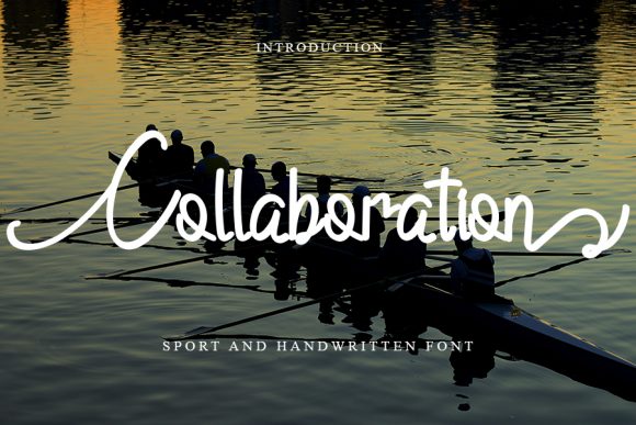Collaboration: A Handwritten Font for Editorial Design