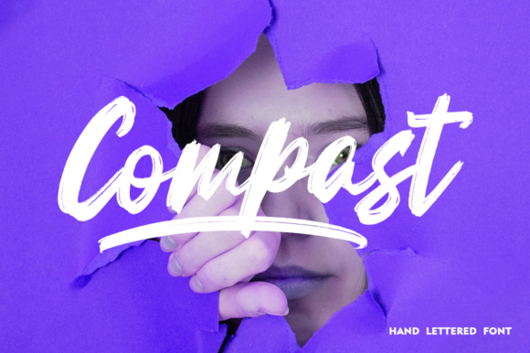 Compast: A Bold Handwritten Font for Crafters