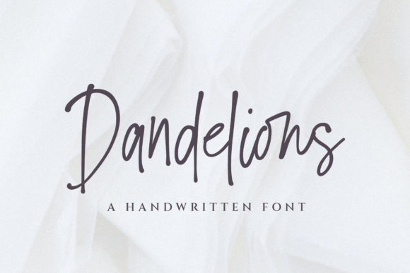 Dandelions: A Whimsical Handwritten Font for Small Business