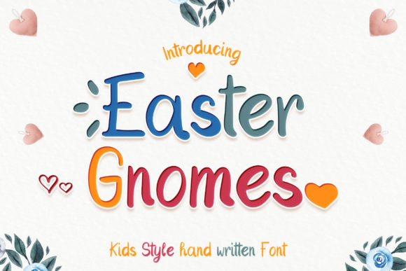 Easter Gnomes: A Joyful Handwritten Font Review