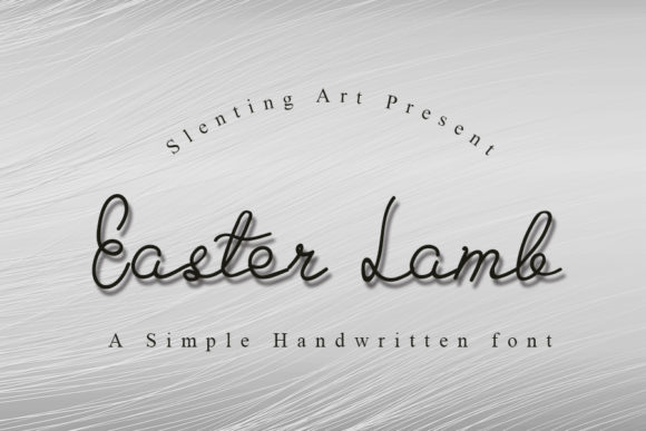 Easter Lamb: A Whimsical Script Font for Web Design