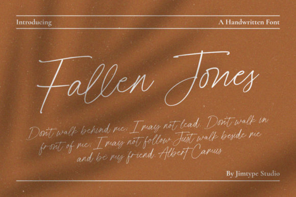Fallen Jones: The Handwritten Font for Your Brand
