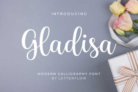 Gladisa: A Refined Script Font for Editorial Design