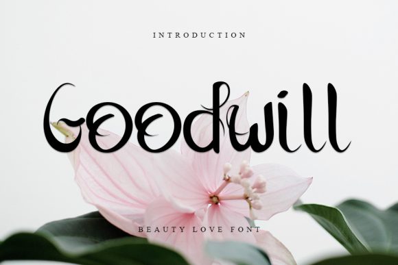 Goodwill: A Trendy Handwritten Font for Editorial Design