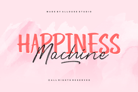 Happiness Machine Duo: A Premium Font for Marketers