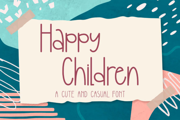 Happy Children: A Charming Handwritten Font for Crafters
