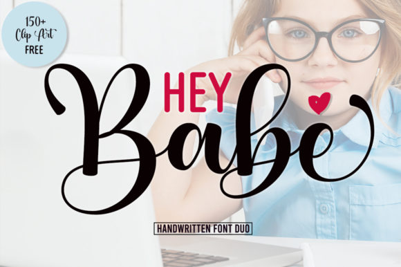 Hey Babe: A Modern Duo Font for Web Design