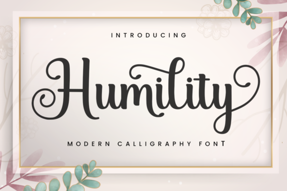 Humility: A Delicate Handwritten Font for Brand Identity