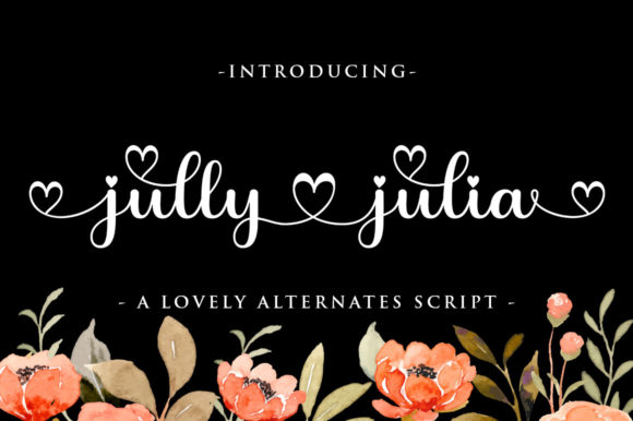 Jully Julia: A Sophisticated Handwritten Font for Crafters