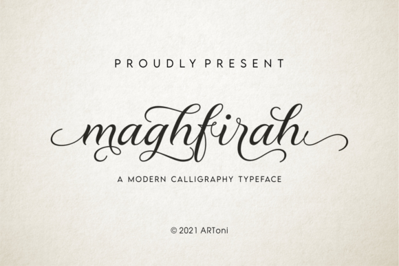 Maghfirah: The Elegant Handwritten Font for Small Business
