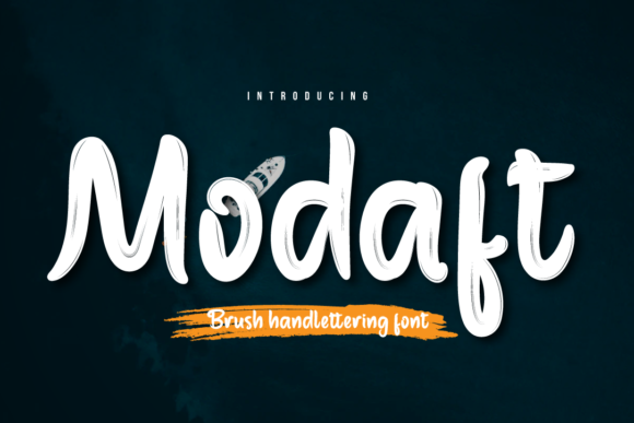 Modaft: A Brush Handwritten Font for Modern Web Design