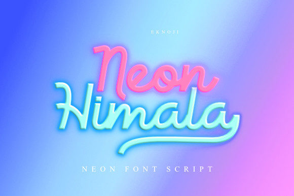 Neon Himala: A Sweet Handwritten Font for Branding
