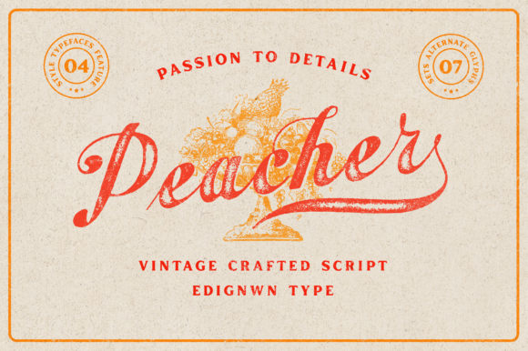 Peacher Font: A Retro Script for Modern Web Design