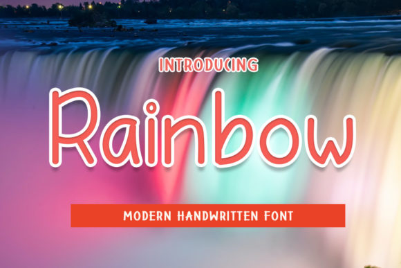Rainbow: A Handwritten Font for Modern Web Design