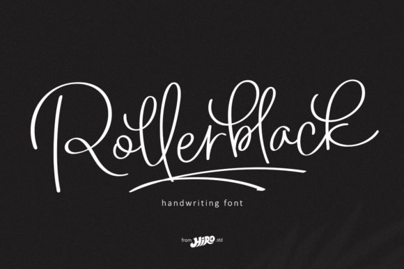 Rollerblack: A Premium Handwritten Font for Editorial Design