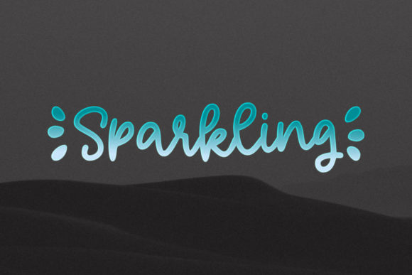 Sparkling Font: A Handwritten Typeface for Campaigns
