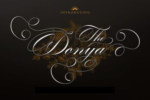 The Donya: A Premium Script Font for Brand Identity