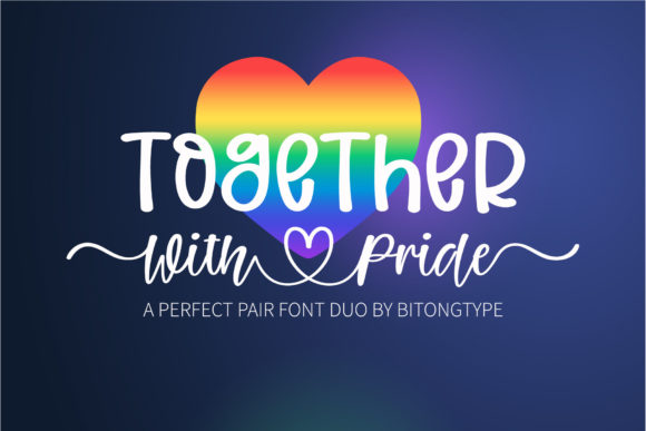 Together with Pride: A Charming Handwritten Font for Business